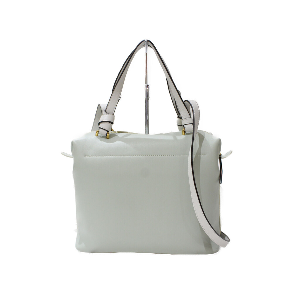 Celine Soft Cube smooth calfskin green white bag handbag shoulder - Picture 4 of 7